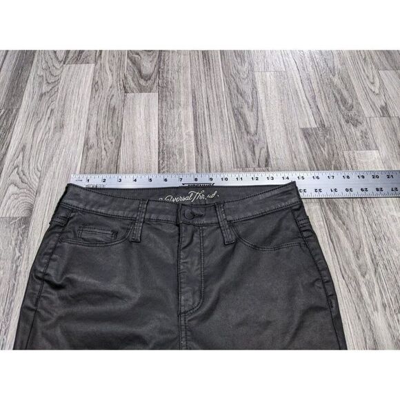 Universal Thread Womens Size 6 / 28 R High Rise Cropped Skinny Black Pants - Picture 7 of 11